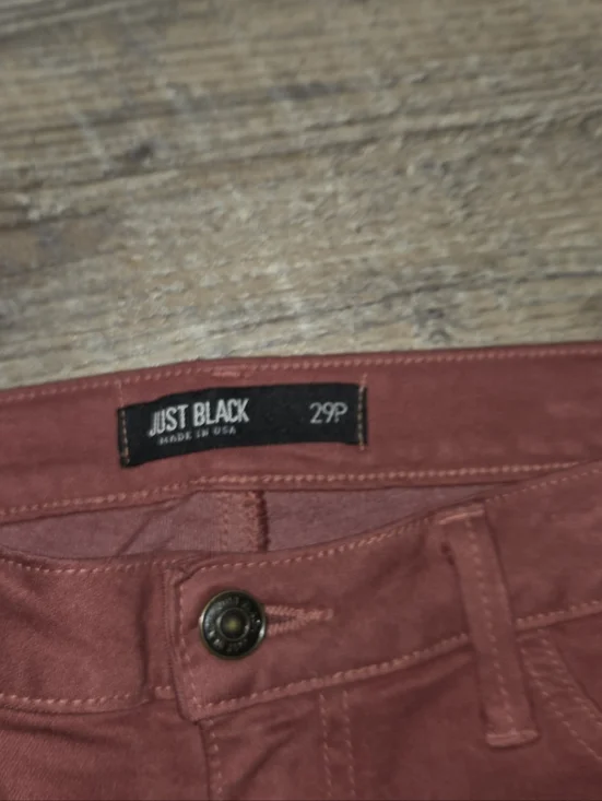 Just Black Coral Stretch Crop Jeans - Picture 7 of 12